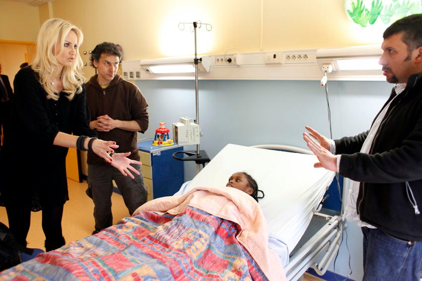 Tournage LINK / Daniel Besikian / Adriana Karembeu / Franck Guedj